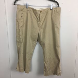 Old Navy size 10 color tan Capri